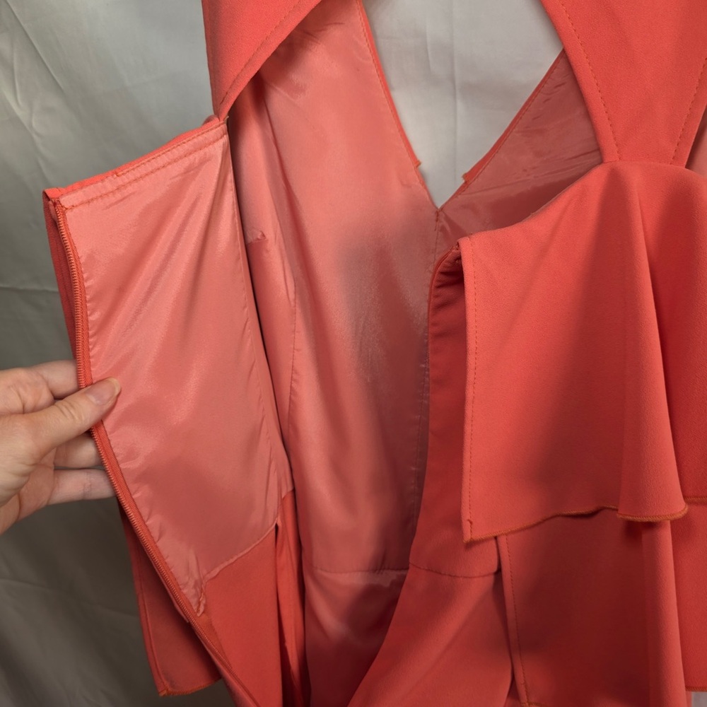 Trina Turk Vibrant Coral Jumpsuit - Picture 10 of 13